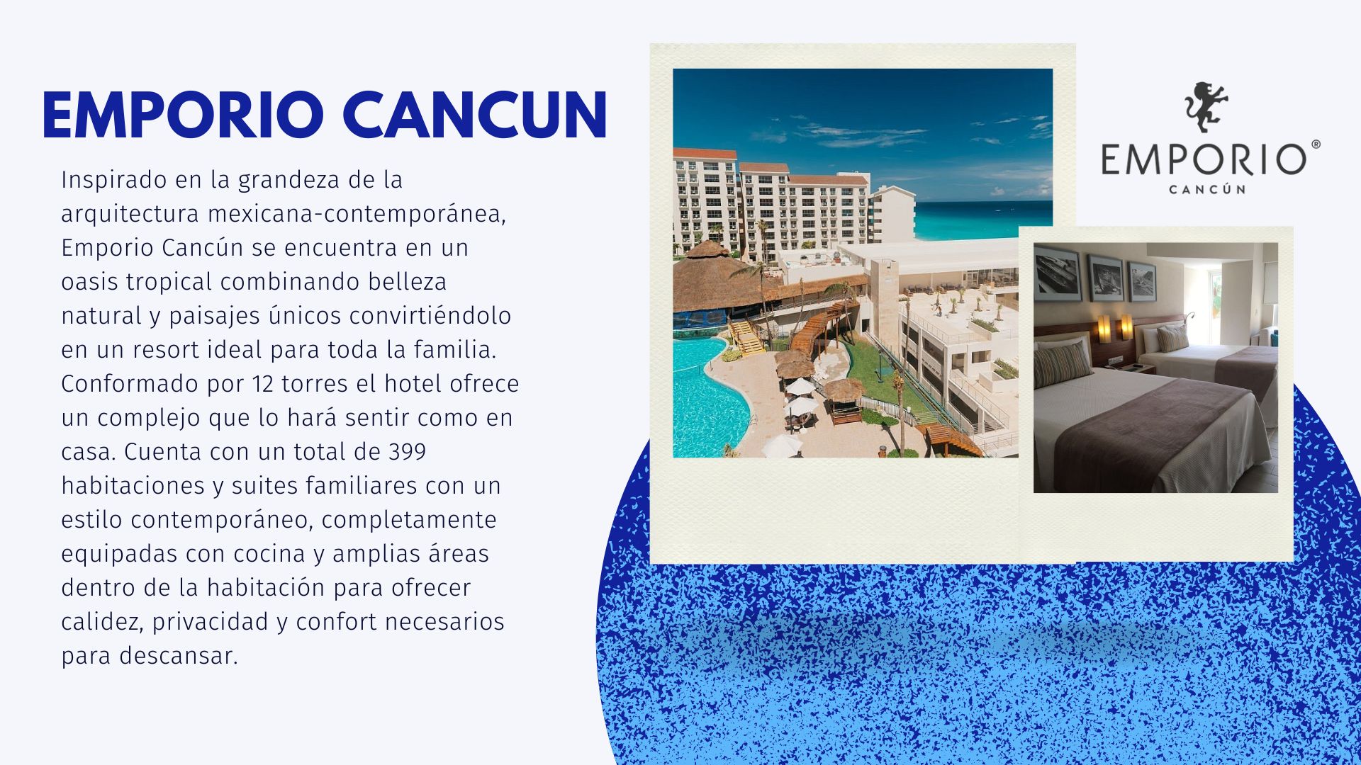 CANCUN-HOTEL EMPORIO CANCUN (Plan Europeo ) 